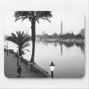 Cairo Egypt, Along the Nile River Mouse Mat