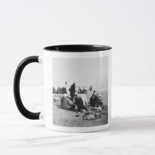 Cairo Egypt, Camel Jockeys Giza Pyramids (NR) 2 Mug