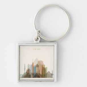 Cairo, Egypt   City Skyline Key Ring