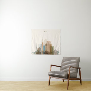 Cairo, Egypt   City Skyline Tapestry