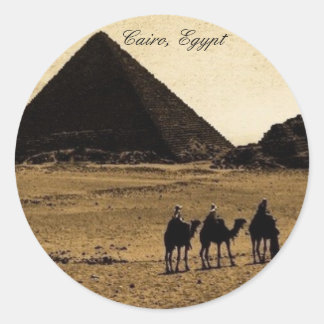 Cairo, Egypt Classic Round Sticker