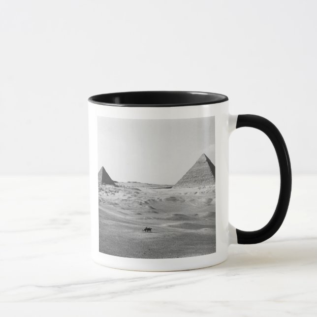 Cairo Egypt, Giza Pyramids Mug (Right)