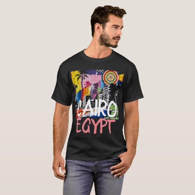 CAIRO EGYPT Graffiti   T-Shirt (Front Full)