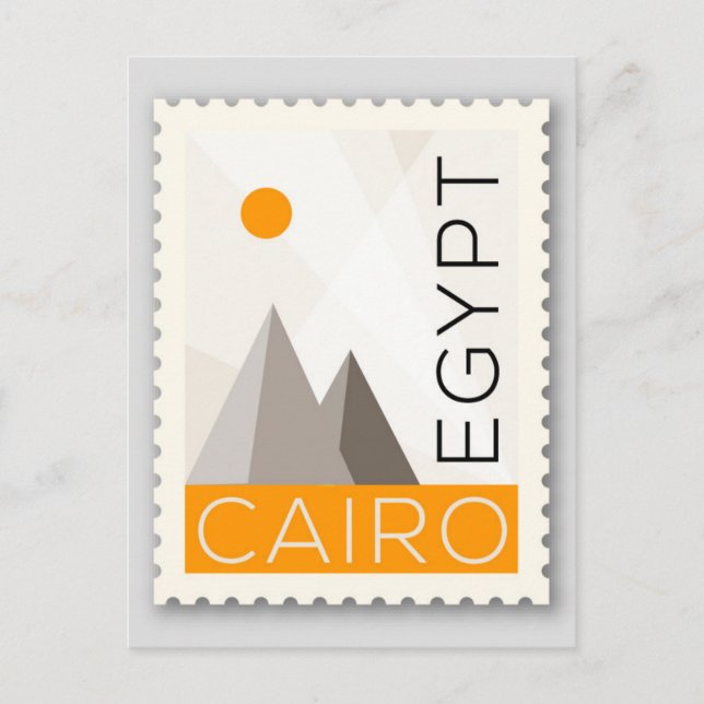 Cairo Egypt Postcard (Front)
