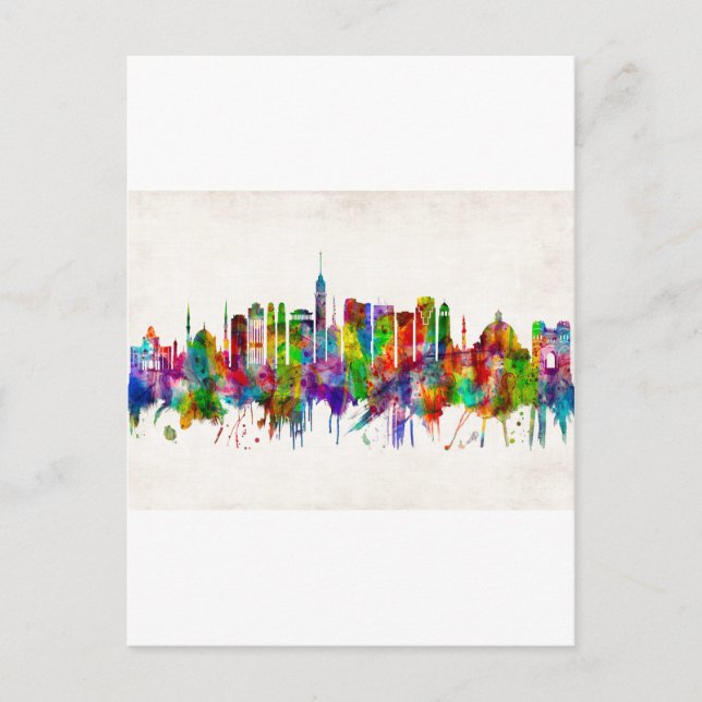 Cairo Egypt Skyline Holiday Postcard (Front)