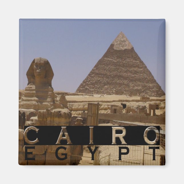 Cairo Egypt Souvenir Magnet (Front)