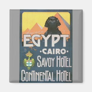 Cairo Egypt - Vintage travel poster art Magnet
