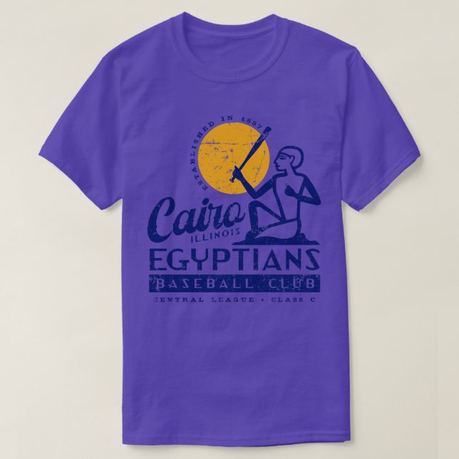 Cairo Egyptians Baseball T-Shirt (Design Front)
