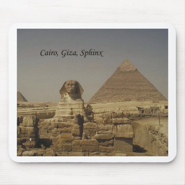 Cairo, Giza, The Sphinx (St.K.) Mouse Mat (Front)