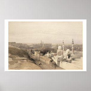 Cairo looking West, from "Egypt and Nubia", Vol.3 Poster