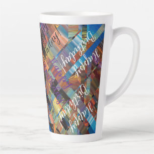 Cairo Metro - Happy Birthday Latte Mug