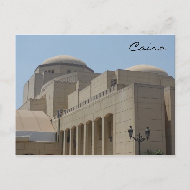 cairo opera house postcard (Front)