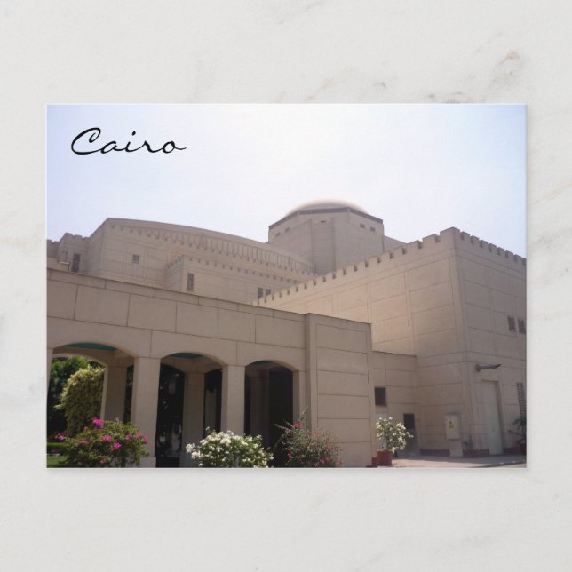 cairo opera house postcard (Front)