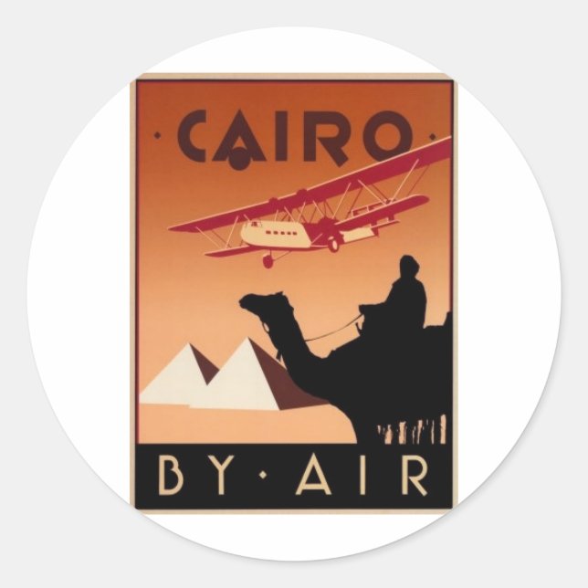 Cairo (St.K) Classic Round Sticker (Front)