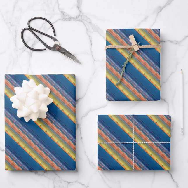 Cairo Striped Wrapping Paper (Front)
