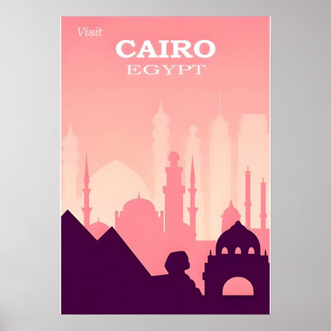 Cairo Travel Poster (Front)