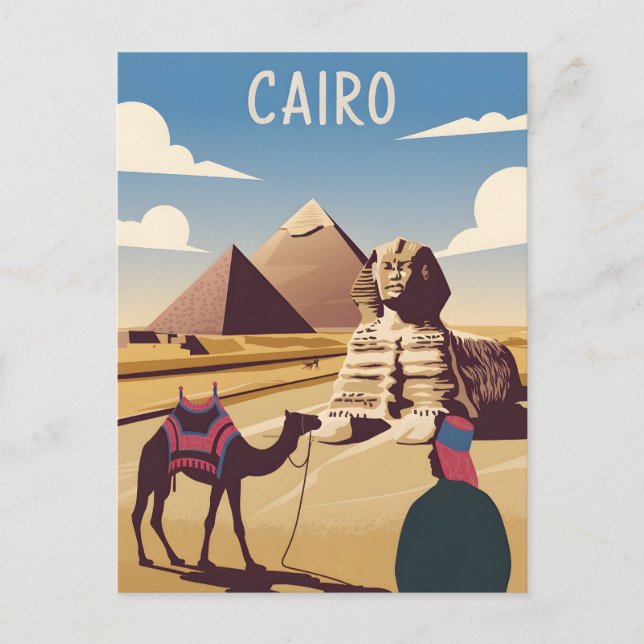 Cairo vintage postcard (Front)