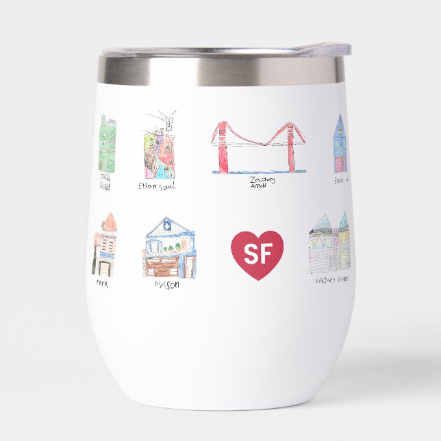 CAIS 2nd Grade Wine Tumbler - RED CLASS (Left)