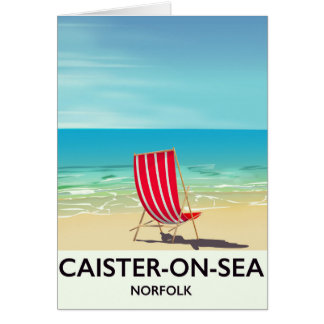 Caister-on-Sea Seaside travel poster