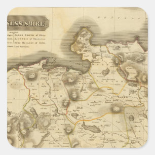 Caithness Shire Square Sticker