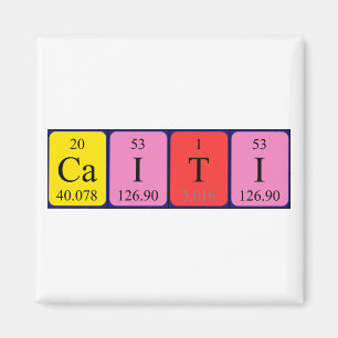 Caiti periodic table name magnet
