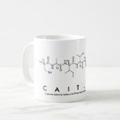 Caitlan peptide name mug (Front Left)