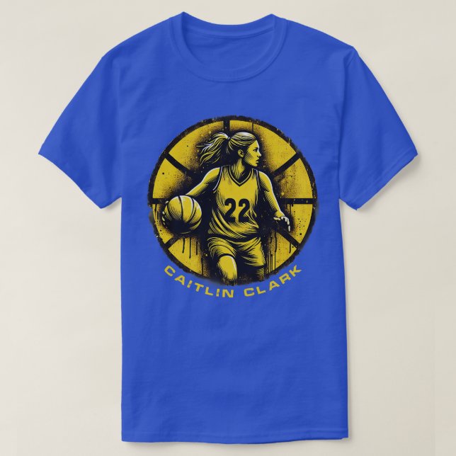 Caitlin 22 Women Basketball player T-Shirt (Design Front)