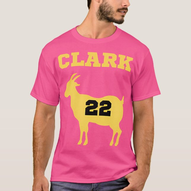 Caitlin Clark 22 Goat T-Shirt (Front)