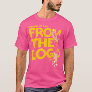 Caitlin Clark - From The Logo - Indiana Basketball T-Shirt
