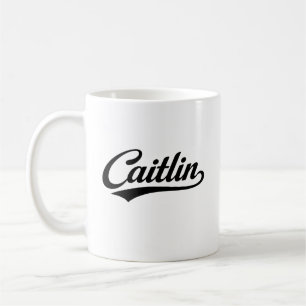 Caitlin name first last family gifts coffee mug