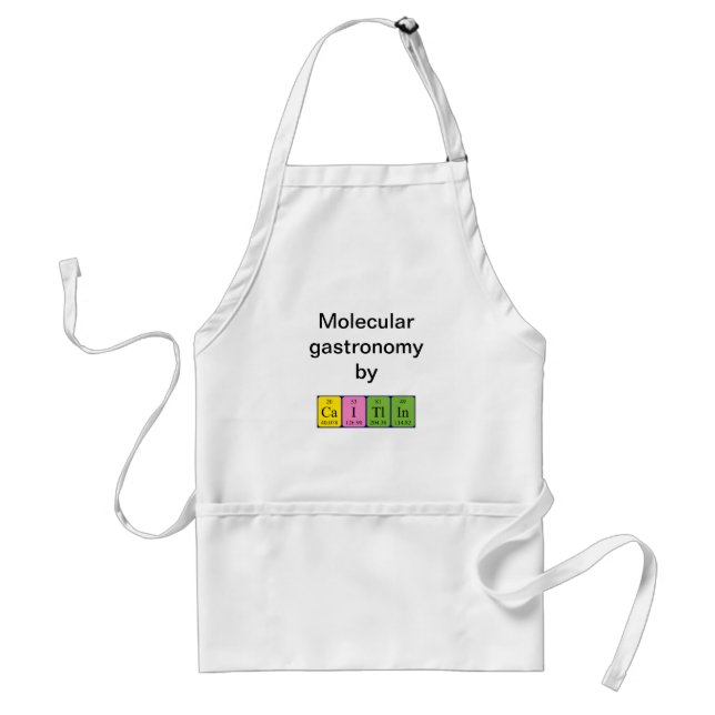 Caitlin periodic table name apron (Front)