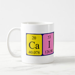 Caitlin periodic table name mug