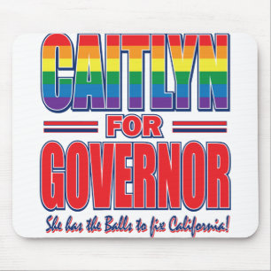 Caitlyn-for-GOV-Gay-Pride-Balls- Mouse Mat