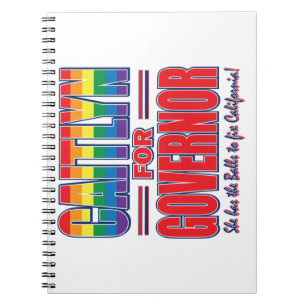 Caitlyn-for-GOV-Gay-Pride-Balls- Notebook