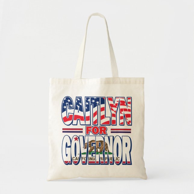 Caitlyn-for-GOV Tote Bag (Front)