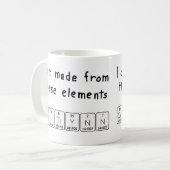 Caitlynn periodic table name mug (Front Left)