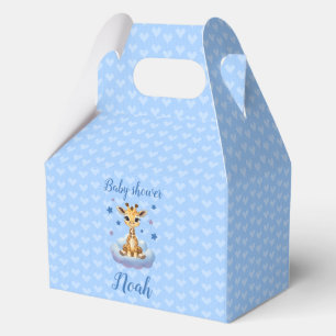 Caja de regalo customizable baby giraffe favour box