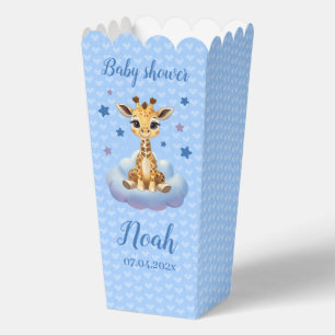Caja de regalo customizable baby giraffe favour box
