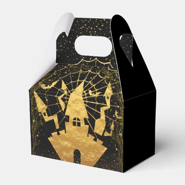 Caja de regalo negra  para Halloween Favour Box (Front Side)