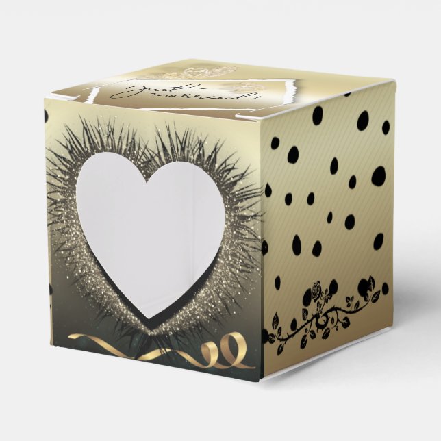 Caja de regalo para recién casado favour box (Front Side)