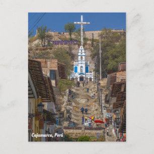 Cajamarca, Perú Cerro Santa Apolonia Postcard