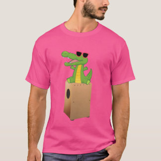 Cajon Bo Drum Instrument Peruvian Cajon boy T-Shirt