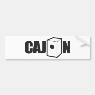 Cajon Bumper Sticker