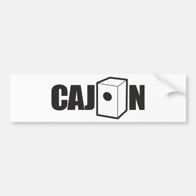 Cajon Bumper Sticker (Front)