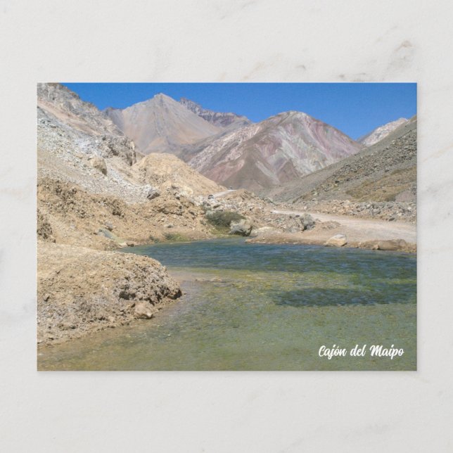 Cajón del Maipo, Chile Postcard (Front)
