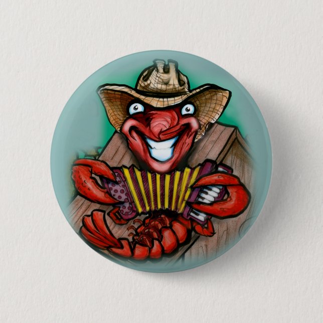 Cajun 6 Cm Round Badge (Front)