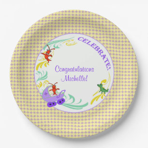 Cajun Baby Gender Neutral Paper Plate