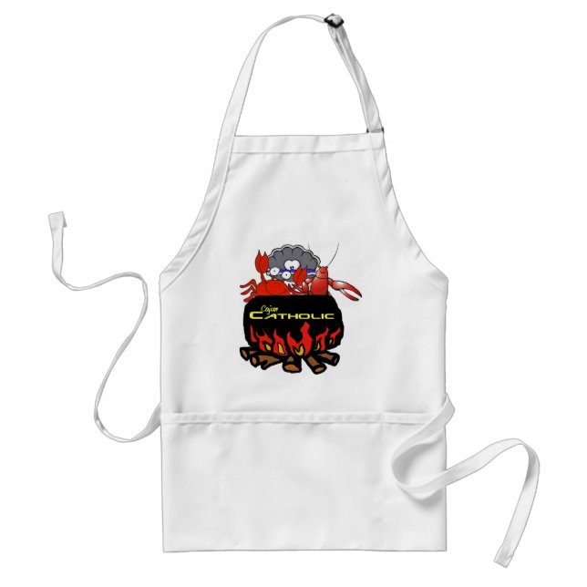 Cajun Catholic Apron (Front)