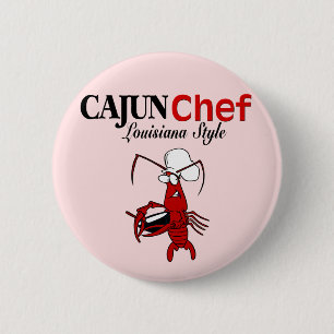 Cajun Chef 6 Cm Round Badge
