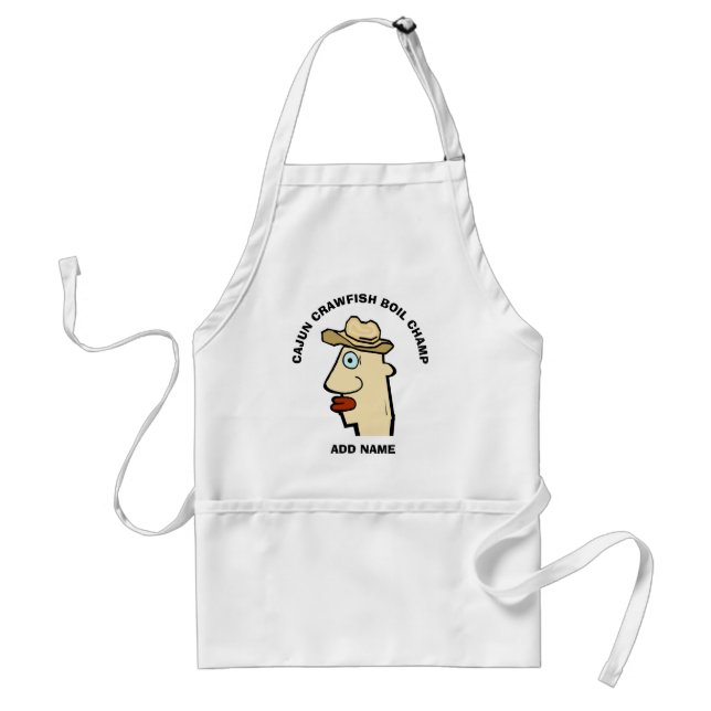 Cajun Chef, add edit text, Standard Apron (Front)